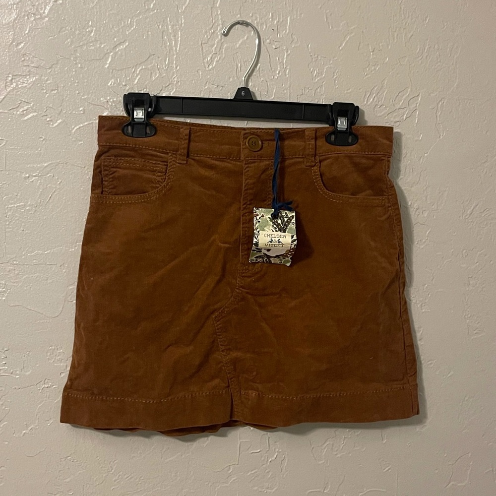 Corduroy Mini Skirt